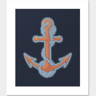 Anchor with Chain Posters and Art